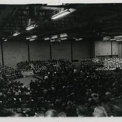Christmas concert in the Johnson Fieldhouse