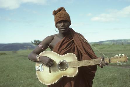 People of South Africa : Xhosa teenager with guitar