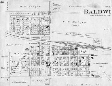 Plat Map of Baldwin, Wisconsin