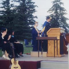 UW Barron County graduation ceremony 1998