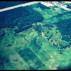 Aerial view of north Grady Tract, University of Wisconsin Arboretum