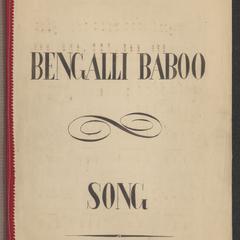 The Bengalli Baboo