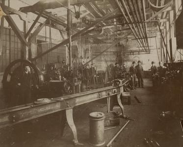 Simmons factory employees at work