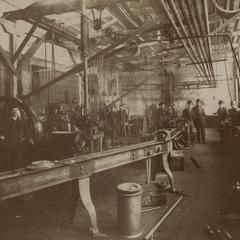 Simmons factory employees at work