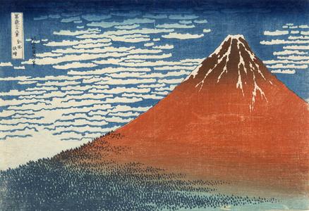 South Breeze, Fine Weather ('Red Fuji'), from the series Thirty-six Views of Mt. Fuji