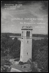 General information for prospective students 1953-55