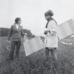 Art class flying kites