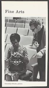 Gwendolyn Brooks and unknown faculty member
