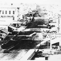 Milwaukee Street looking west in 1850