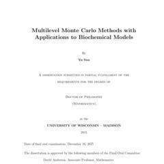 Multilevel Monte Carlo Methods with Applications to Biochemical Models