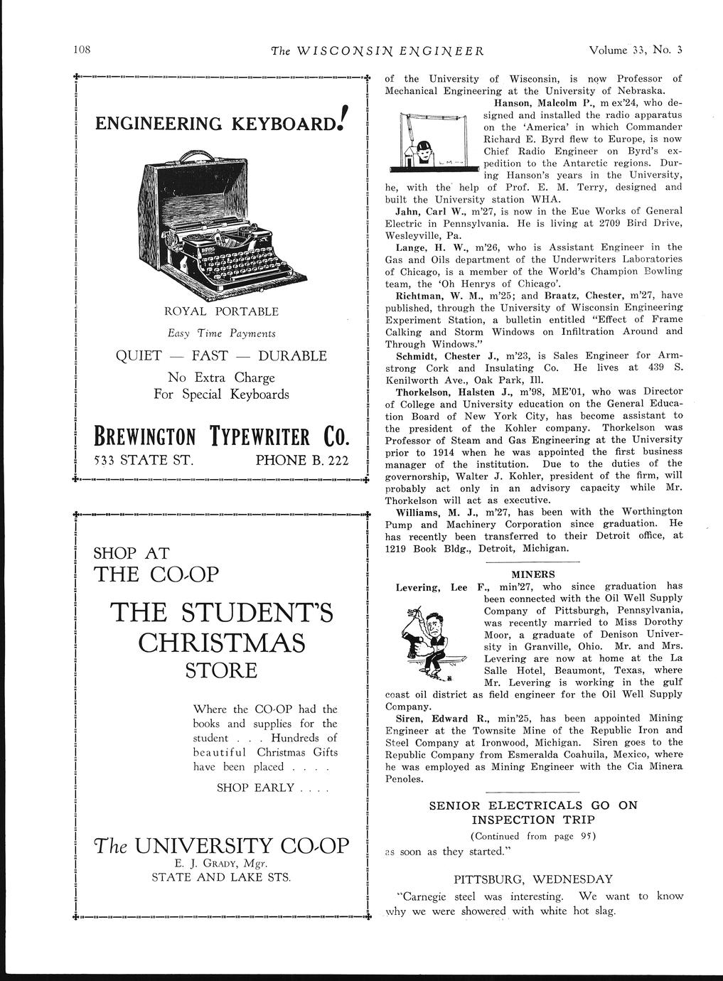 the-wisconsin-engineer-volume-33-number-iii-december-1928-full-view-uwdc-uw-madison-libraries