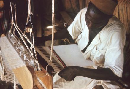 Weaver at Work in National Museum of Niger