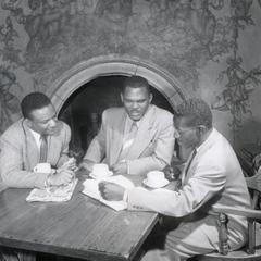 Haitian students at the Rathskeller