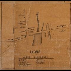 Lyons directory and map