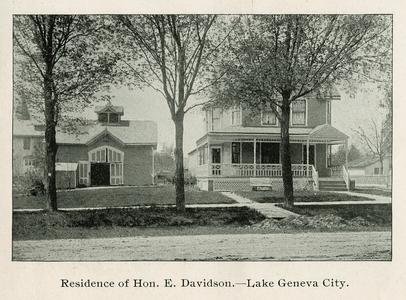 Residence of Honorable E. Davidson