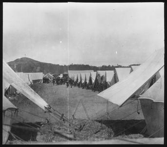 Alley in soldiers camp