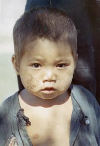 Yao (Iu Mien) child Houa Khong Province