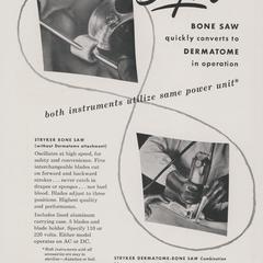 Stryker Bone Saw advertisement