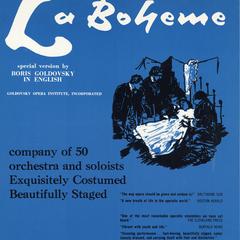 La Boheme concert poster