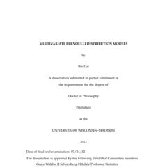 Multivariate Bernoulli Distribution and Its Applications