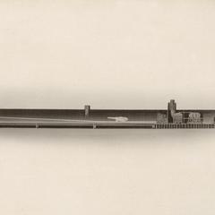 Proposed gunboat showing profile and guns