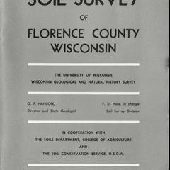 Soil survey of Florence County, Wisconsin