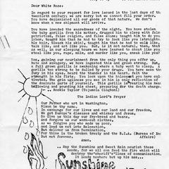 Sunshine sweet rain flier