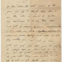 Letter from Robert C. Johnson to Dorothy "Dot" Johnson