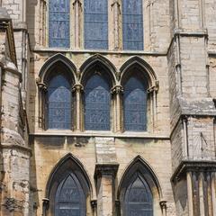 Lincoln Cathedral south end of the southeast transept