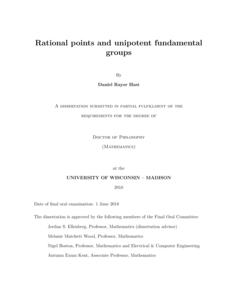 Rational points and unipotent fundamental groups