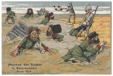 Moorbad der Russen in Ostpreussen, Anno 1914