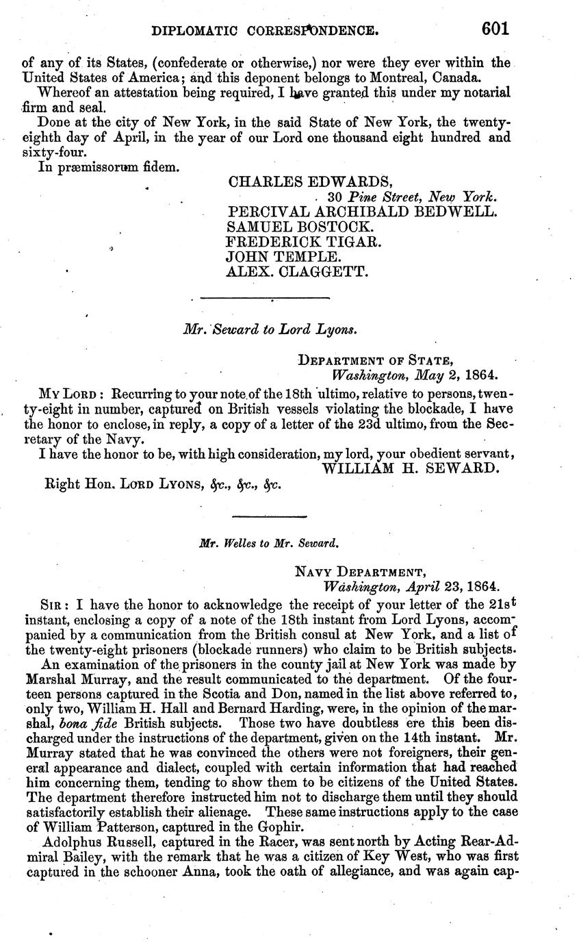 Papers relating to foreign affairs, accompanying the annual message of ...