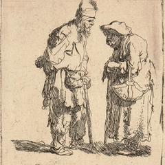 Old Man and Woman Conversing