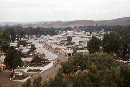 View of Addis Ababa in the 1950s