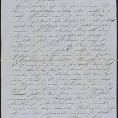 [Letter from Anton Klenert to Jakob Sternberger, April 4, 1853]