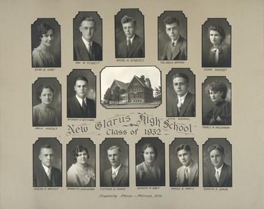 1932 New Glarus High School graduating class