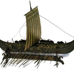Object 1 titled Viking ship