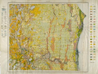 Kenosha and Racine Counties Soil Sheet Map, 1919
