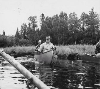 Ernest F. Swift and Leonard Urquhart canoe trip