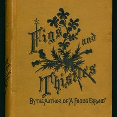 Figs and thistles : a romance of the western reserve