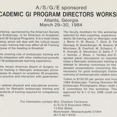 Academic GI Program Directors Workshop advertisement