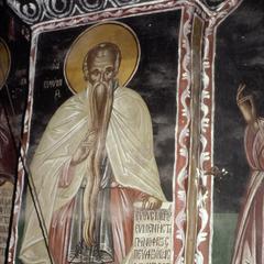 Fresco of St. Evthymios at Xenophontos