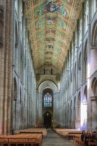 Ely Cathedral nave looking west