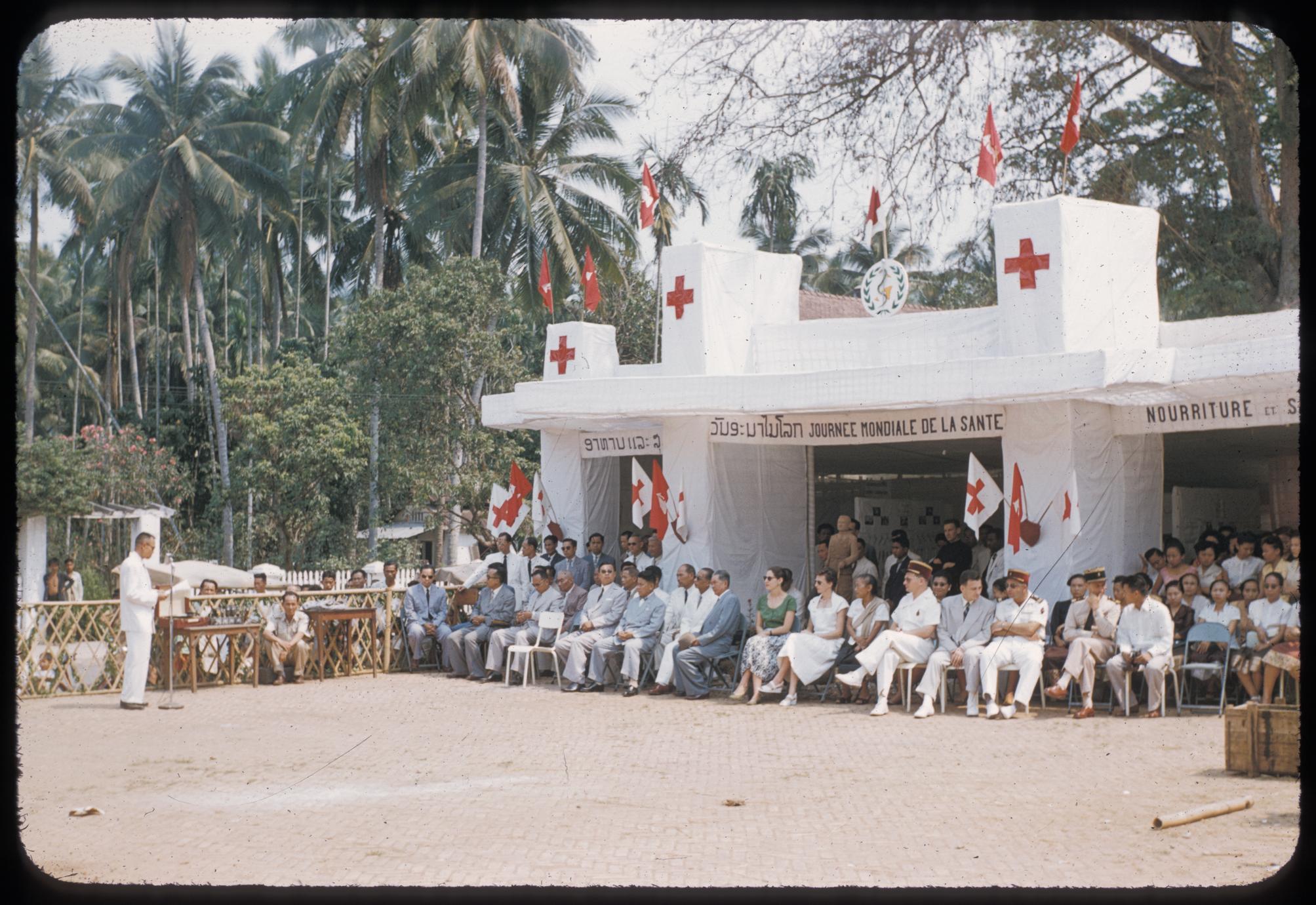 New Year's fair : Red Cross booth on World Health Day