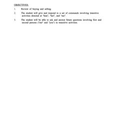 Grade 2, Unit 8 : Objectives
