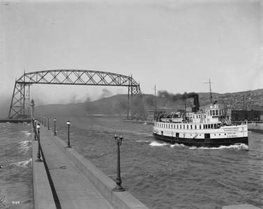 The America in the Duluth Ship Canal