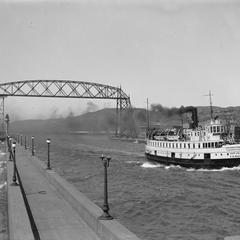 The America in the Duluth Ship Canal