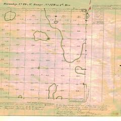 [Public Land Survey System map: Wisconsin Township 29 North, Range 17 West]