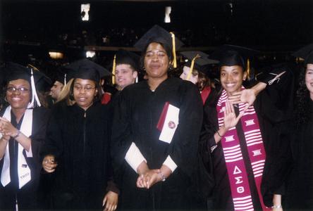 Group of women at 2002 graduation