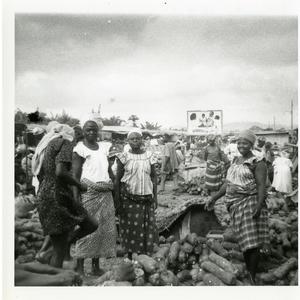 Ilesa market yam traders